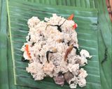 Foto langkah ke 6 dari resep Nasi bakar gurih dan pedas.