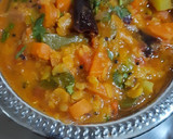 அவரைக்காய் கேரட் சாம்பார்(avaraikkai carrot sambar recipe in tamil) ரெசிபி ஸ்டேப் 4 புகைப்படம்