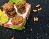 A picture of step 5 of Walnut masala Vada.