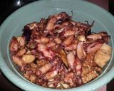 Foto langkah ke 3 dari resep Cumi asin manis pedas cabe merah.
