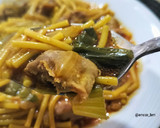 Foto del paso 7 de la receta: Fideos con mollejas y pack choi