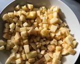 Une image de l'étape 1 de Tarte amandine à la pommes et à la cannelle.