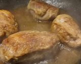 A picture of step 4 of Miale in agrodolce sweet and sour pork.