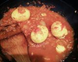 A picture of step 4 of Egg Curry.