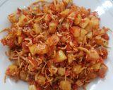 Foto langkah ke 4 dari resep Teri medan kentang balado.
