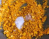 A picture of step 5 of Roasted gram dal and peanut chutney (jain recipe).