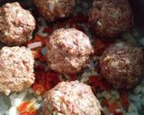 Foto del paso 6 de la receta: Estofado de albóndigas con papas y zapallo