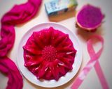 Foto langkah ke 6 dari resep Puding Susu Buah Naga.