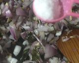A picture of step 3 of South style Okra Stir fry / Vendakkai Poriyal.