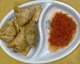 मिनी समोसा विद लाल चटनी (Mini samosa with lal chutney recipe in hindi) रेसिपी चरण 7 फोटो