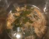 A picture of step 1 of Dashi Wonton Soup.
