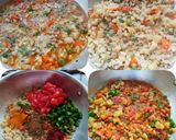 A picture of step 2 of Mix vegetable Subji.