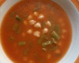 Foto del paso 3 de la receta: Sopa de Esther, garbanzo y ejote