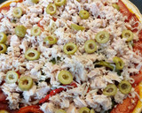 Foto del paso 5 de la receta: Pizza de atún y huevo en sartén