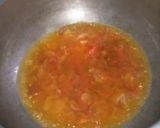 A picture of step 3 of Aloo bangan ki sabzi (eggplant curry with potato).