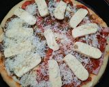 Foto del paso 5 de la receta: Pizza con puré de berenjenas (3 sabores)