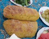 عکس مرحله 4 از دستور نان با آرد کامل گندم (با ۵ قلم بدون ورز)