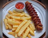 Foto langkah ke 3 dari resep Bratwurst bakar barbecue.