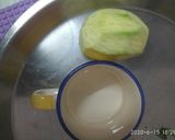 A picture of step 2 of Raw mango mint chutney.
