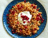 A picture of step 4 of Sabudana - Pomegranate Khichdi.