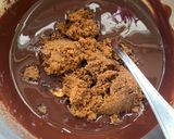 A picture of step 2 of Brownies with raspberries.