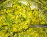 A picture of step 1 of Green thali.