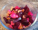 A picture of step 3 of Beetroot, walnut and apple salad (Zia Enza's salad).