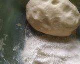 A picture of step 1 of Mooli paratha.