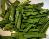 A picture of step 1 of Fish with Chives.