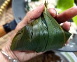 Foto langkah ke 5 dari resep Bacang isi daging rendang.