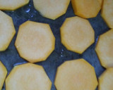 Foto del paso 1 de la receta: Rodajas de zapallo al horno con tomillo