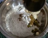 A picture of step 5 of Radhaballavi Poori.