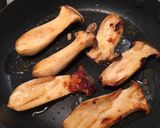 A picture of step 2 of Pan Fried Eringii Mushrooms.