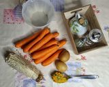 Foto del passaggio 1 della ricetta Vellutata di carote e funghi enoki