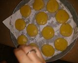 A picture of step 7 of Nan khatai (without oven).