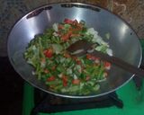 A picture of step 2 of Paneer veg mix sprouts.