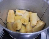 Foto langkah ke 2 dari resep Pisang Tanduk Karamel | Untuk Isian Bolen & Roti.