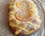 Foto del paso 9 de la receta: Coca Sant Joan 2026 v1: Brioche relleno de cabello de ángel con crema y naranja confitada