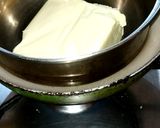 Foto langkah ke 1 dari resep Japanese cheese cake / sponge cheese cake #keto #debm.
