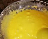 A picture of step 4 of Ghee Mysore Pak.
