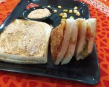 A picture of step 6 of Vegetable sandwich.