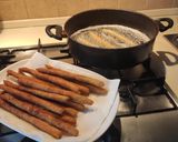 Foto del passaggio 6 della ricetta Asparagi Fritti con Salsa di Uova Prezzemolo e Senape