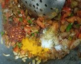 A picture of step 4 of Soya Pulao.