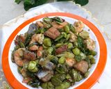 Foto langkah ke 4 dari resep Ikan Asin,Udang,Pete,Cabe Hijau.