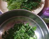 A picture of step 1 of Drumstick leaves Paratha.