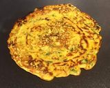 A picture of step 2 of Mix flour pudla (chilla).
