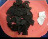 Foto langkah ke 1 dari resep Puding oreo rasa taro.