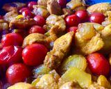 Foto del paso 3 de la receta: Pinchitos de pollo con cebolla y tomatitos cherry