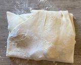 A picture of step 5 of Baked Brie 🤤.