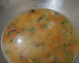 Foto langkah ke 2 dari resep Nasi Tim Vegetarian.